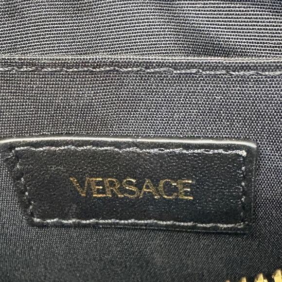 Sale ends 12/13 Versace Black Quilted Crossbody Bag with Gold Chain - Picture 9 of 9